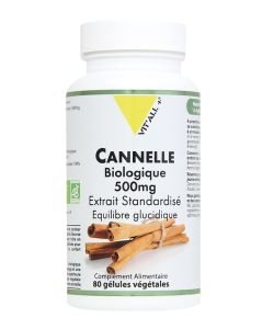 Cannelle - Extrait standardisé BIO, 80 gélules